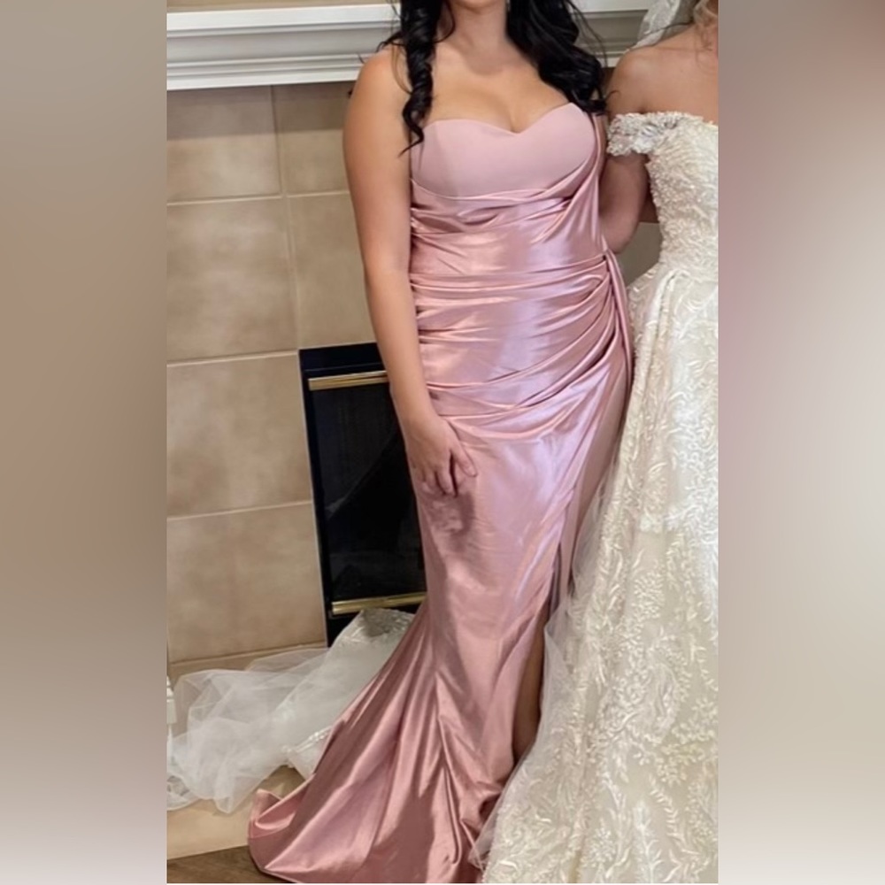 Portia and Scarlett mauve one should dress